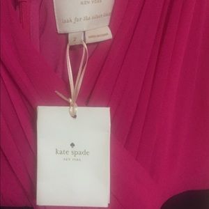 Embellished Hot Pink Short Sleeve Dress Kate Spade